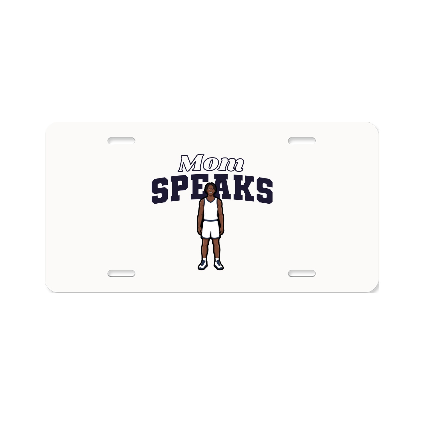 License Plate — Mothers Day Block in Classic