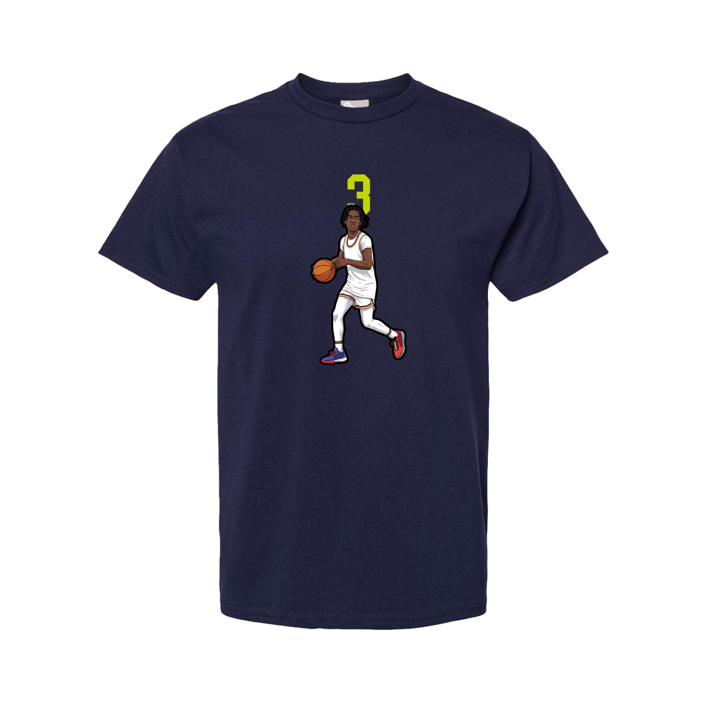 Tee — Number Top in Navy