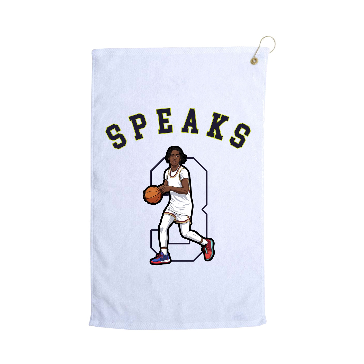 Golf Towel — Shirsey Arch in White