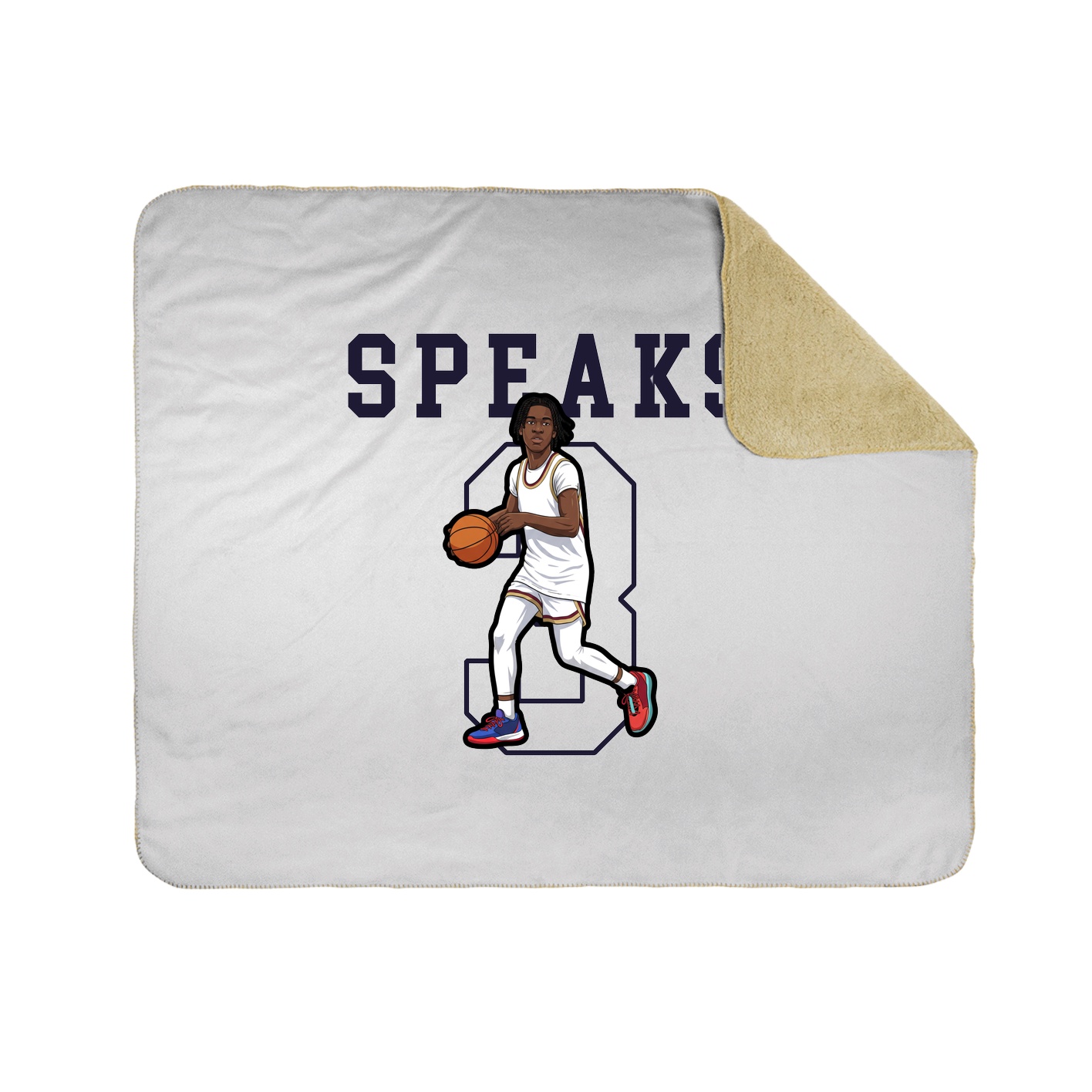 Throw Blanket — Shirsey in White