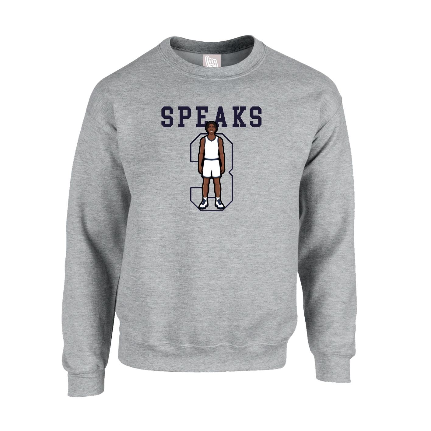 Fleece Crew — Shirsey in Grey