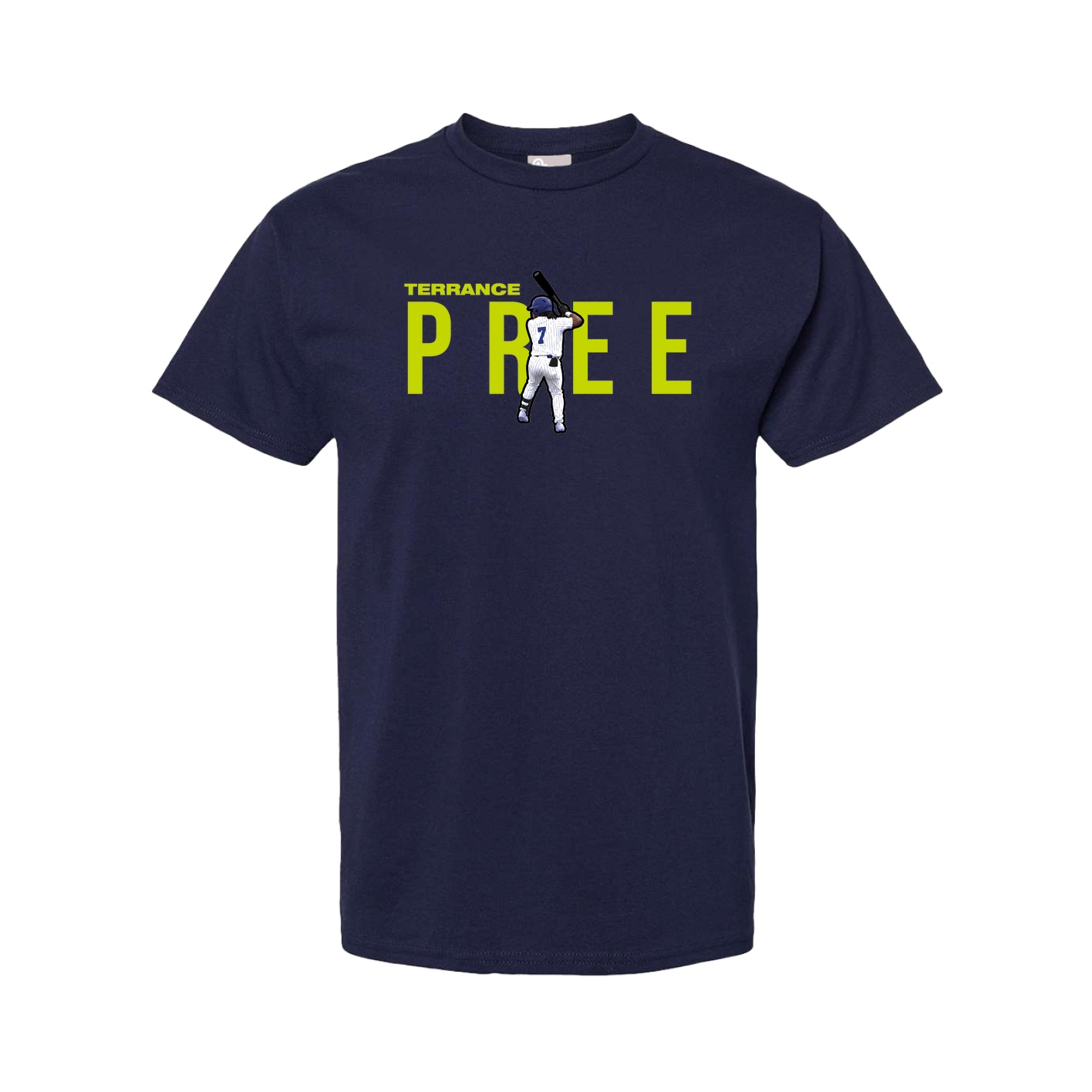 Youth Tee — Player Name in Navy