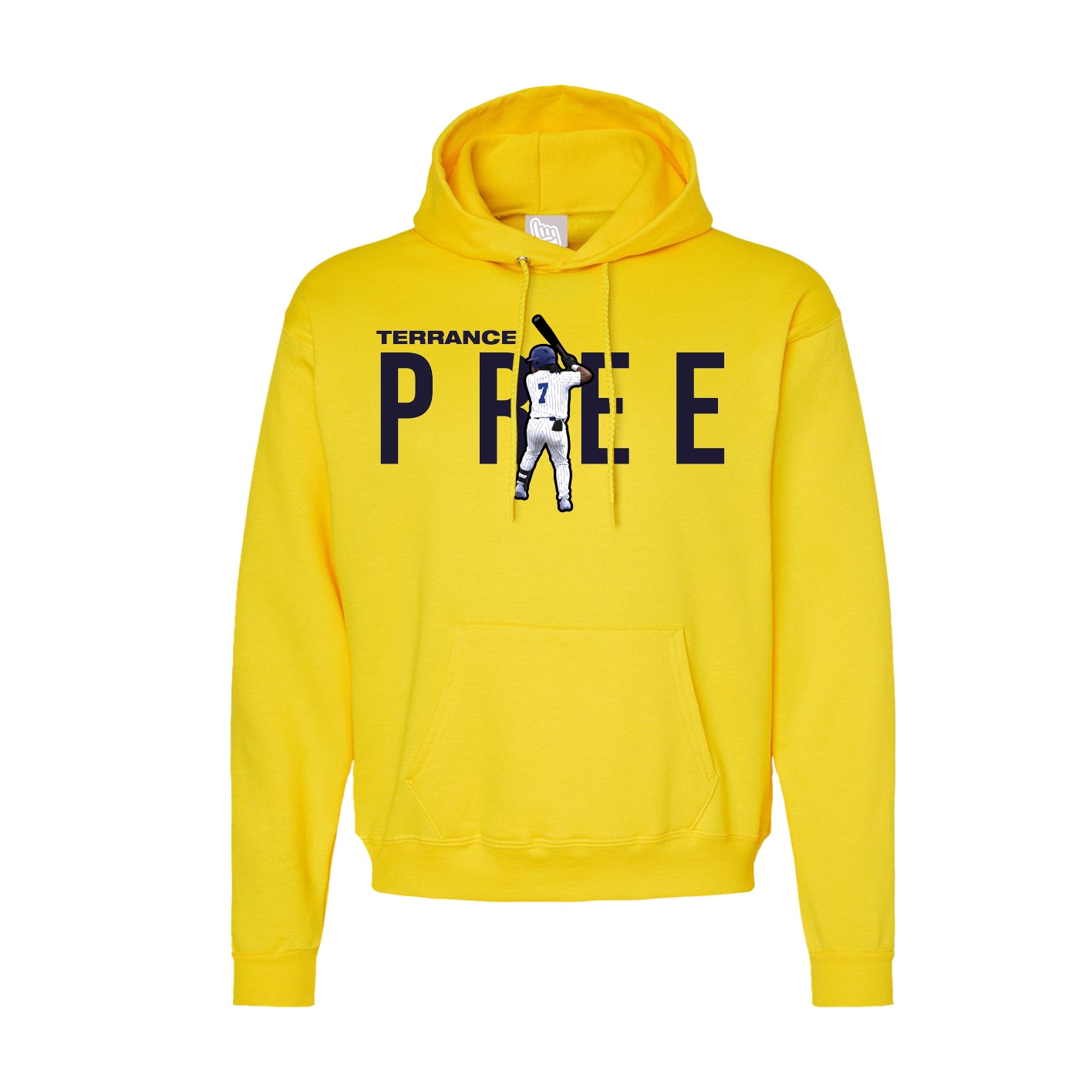 Hoodie — Player Name in Yellow