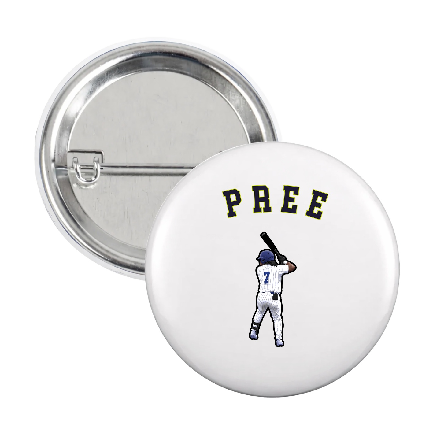 Game Day Button — Shirsey Arch in White