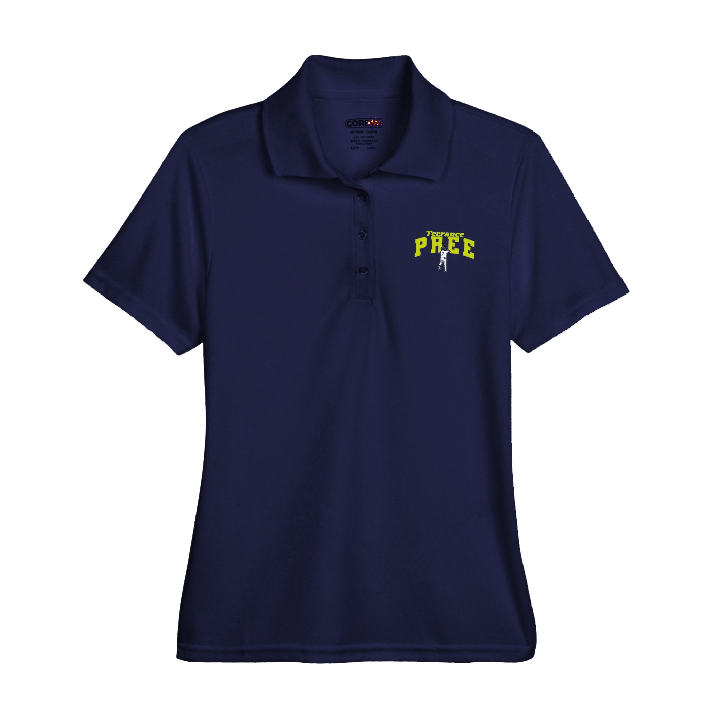 Womens Performance Polo — Signature Arch in Navy