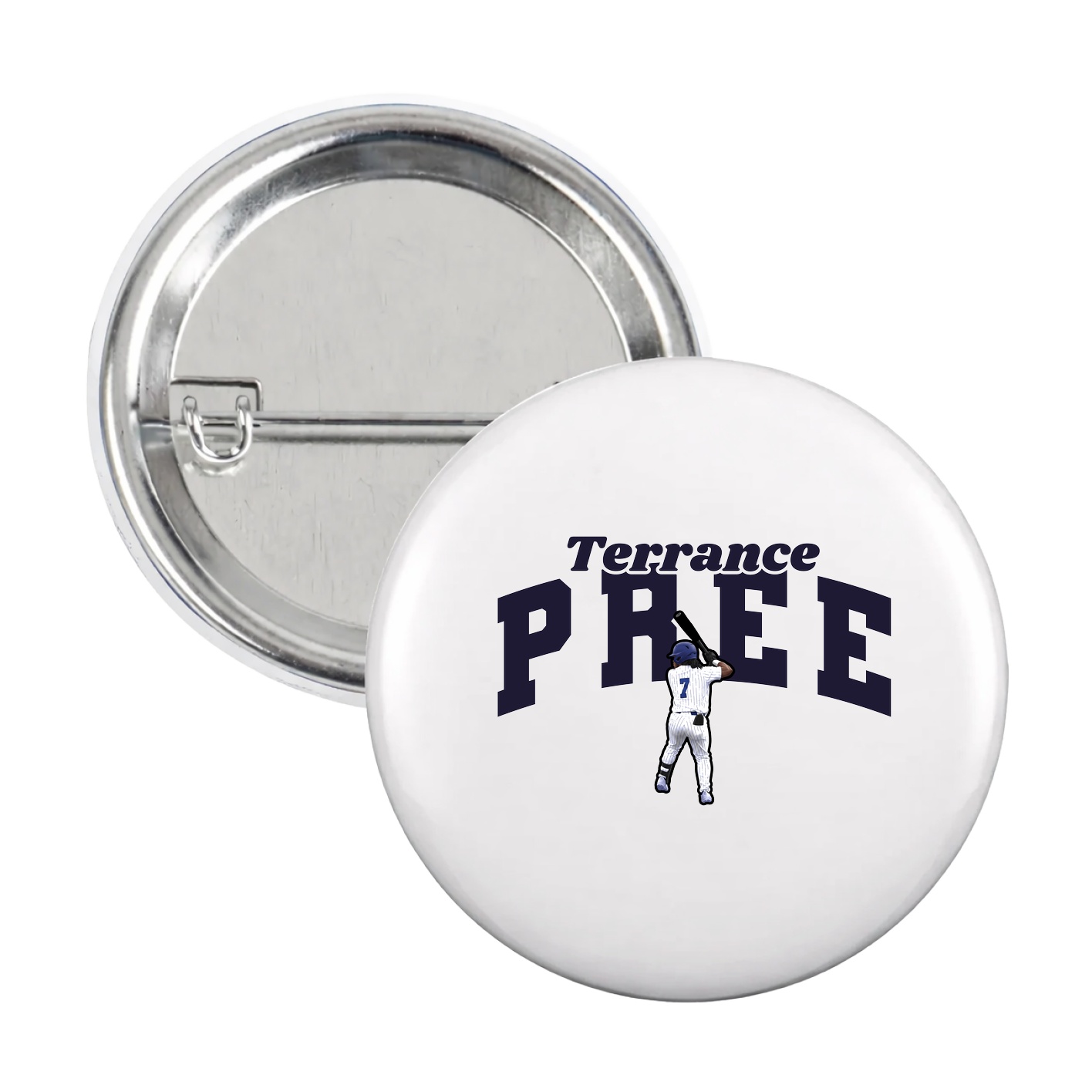 Game Day Button — Signature Arch in White