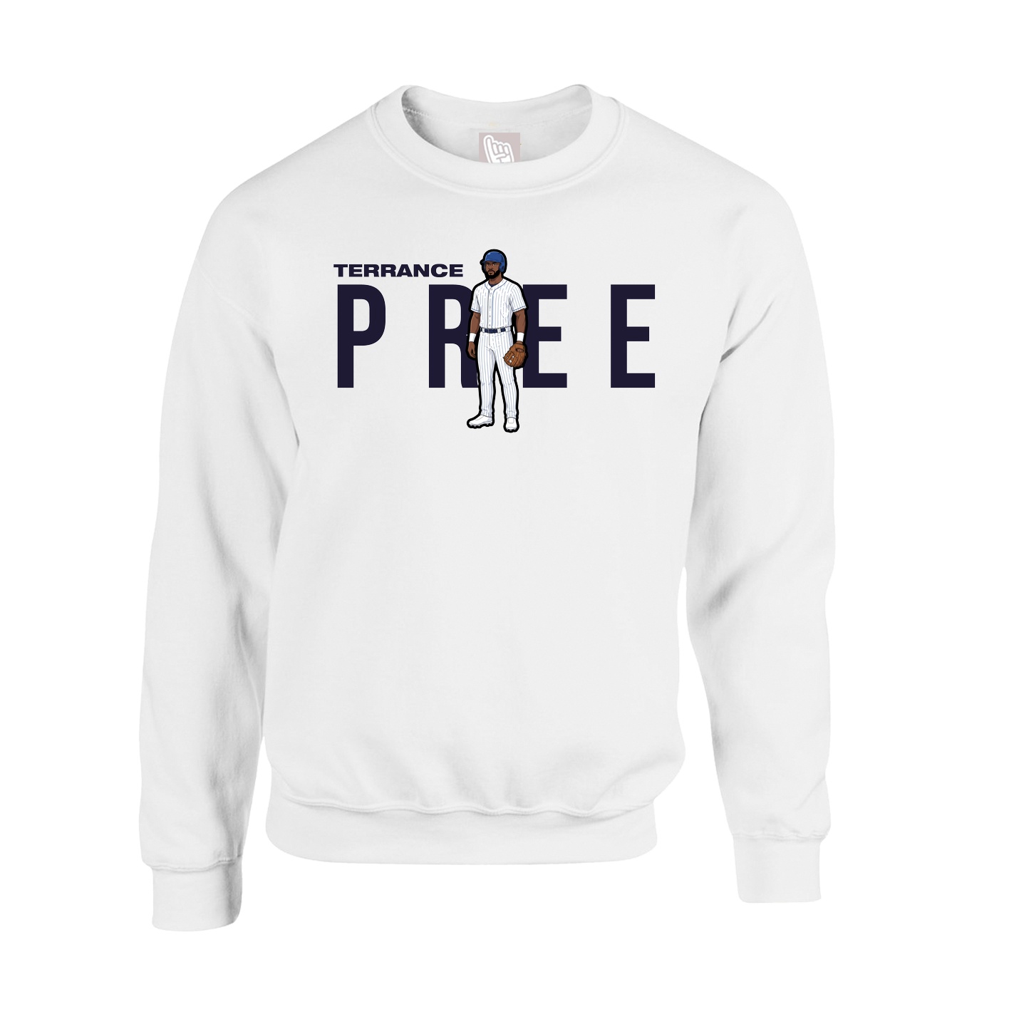 Fleece Crew — Player Name in White