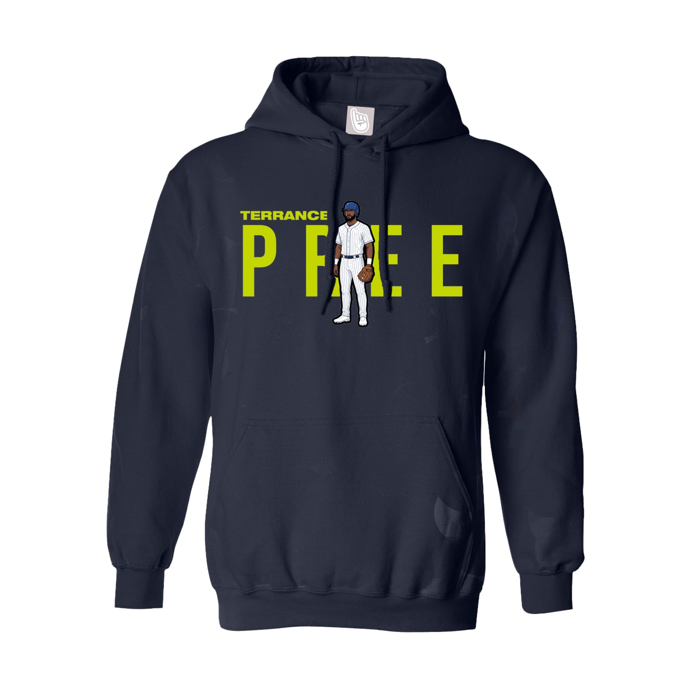 Youth Hoodie — Player Name in Navy