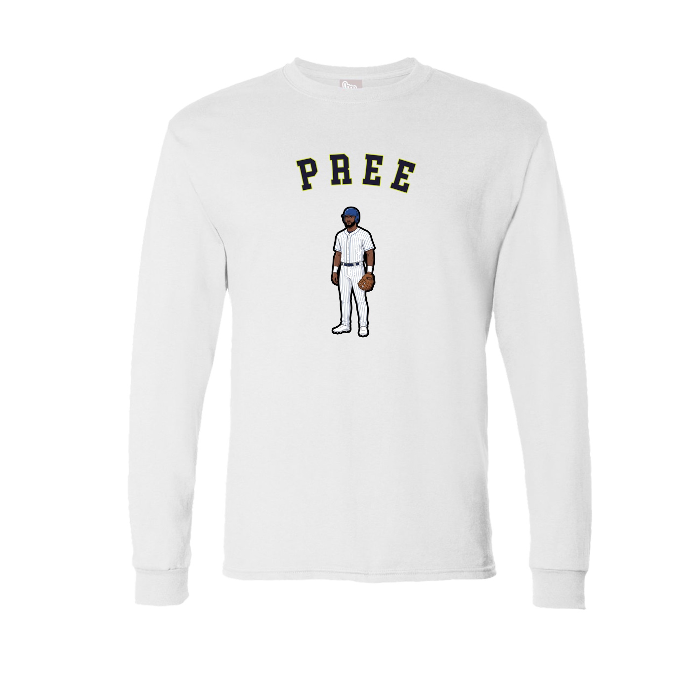 Long Sleeve Tee — Shirsey Arch in White