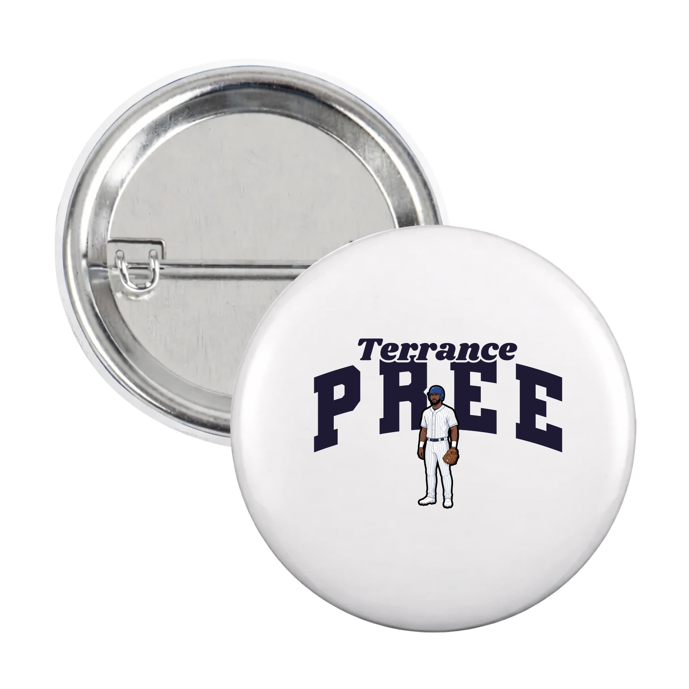 Game Day Button — Signature Arch in White