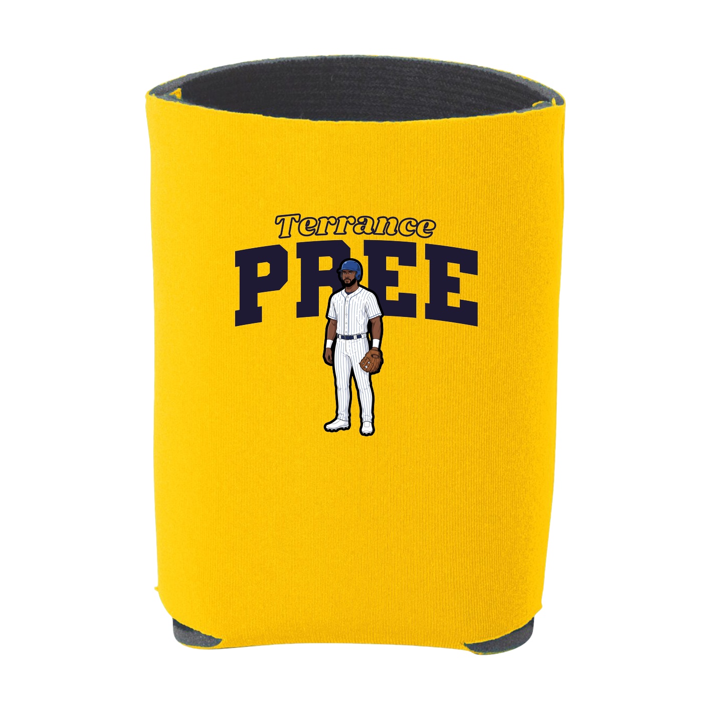 Can Holder — Name Arch in Yellow