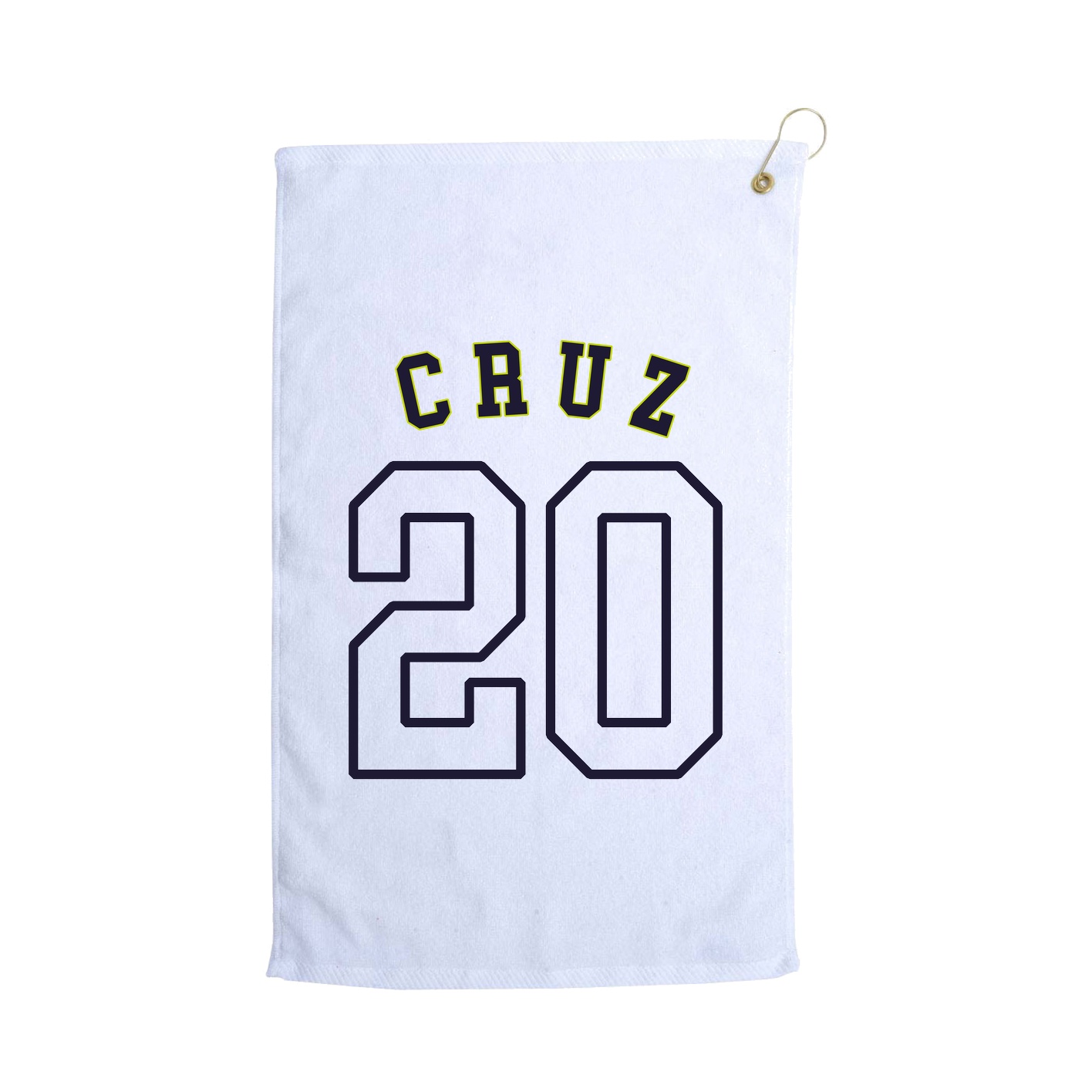 Golf Towel — Shirsey Arch in White