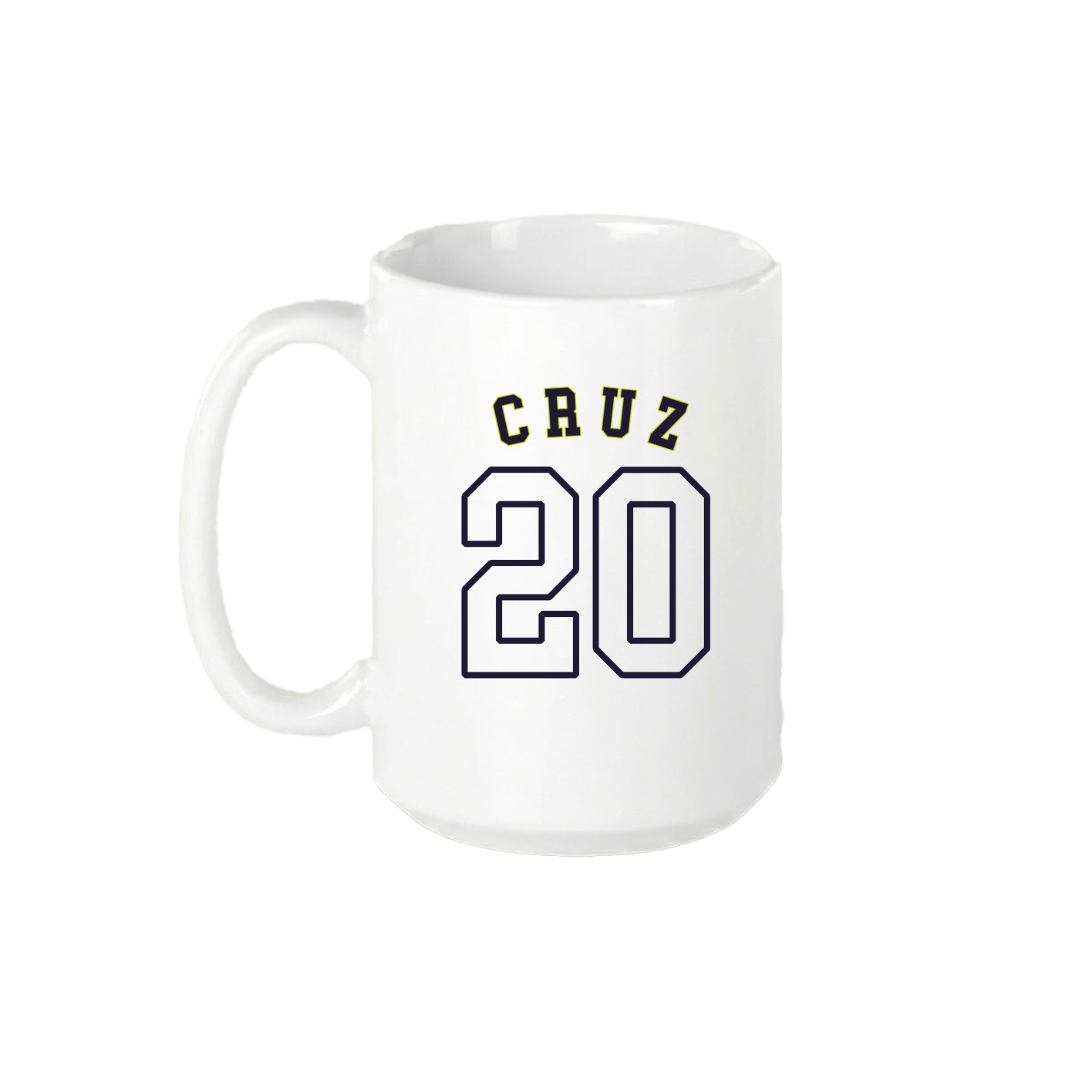 15oz Coffee Mug — Shirsey Arch in White