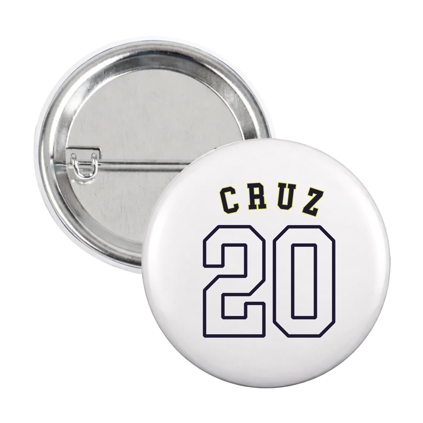Game Day Button — Shirsey Arch in White