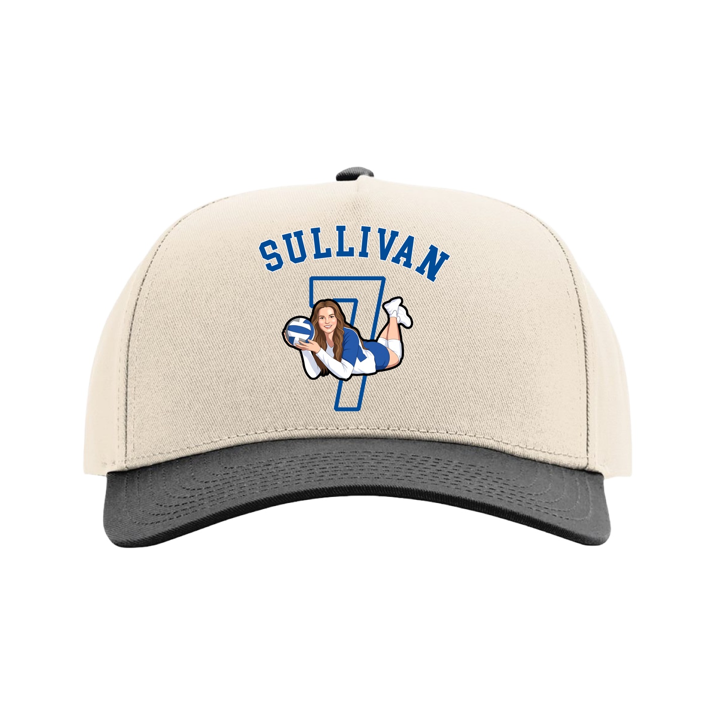 Full Fabric Five-Panel Champ Cap