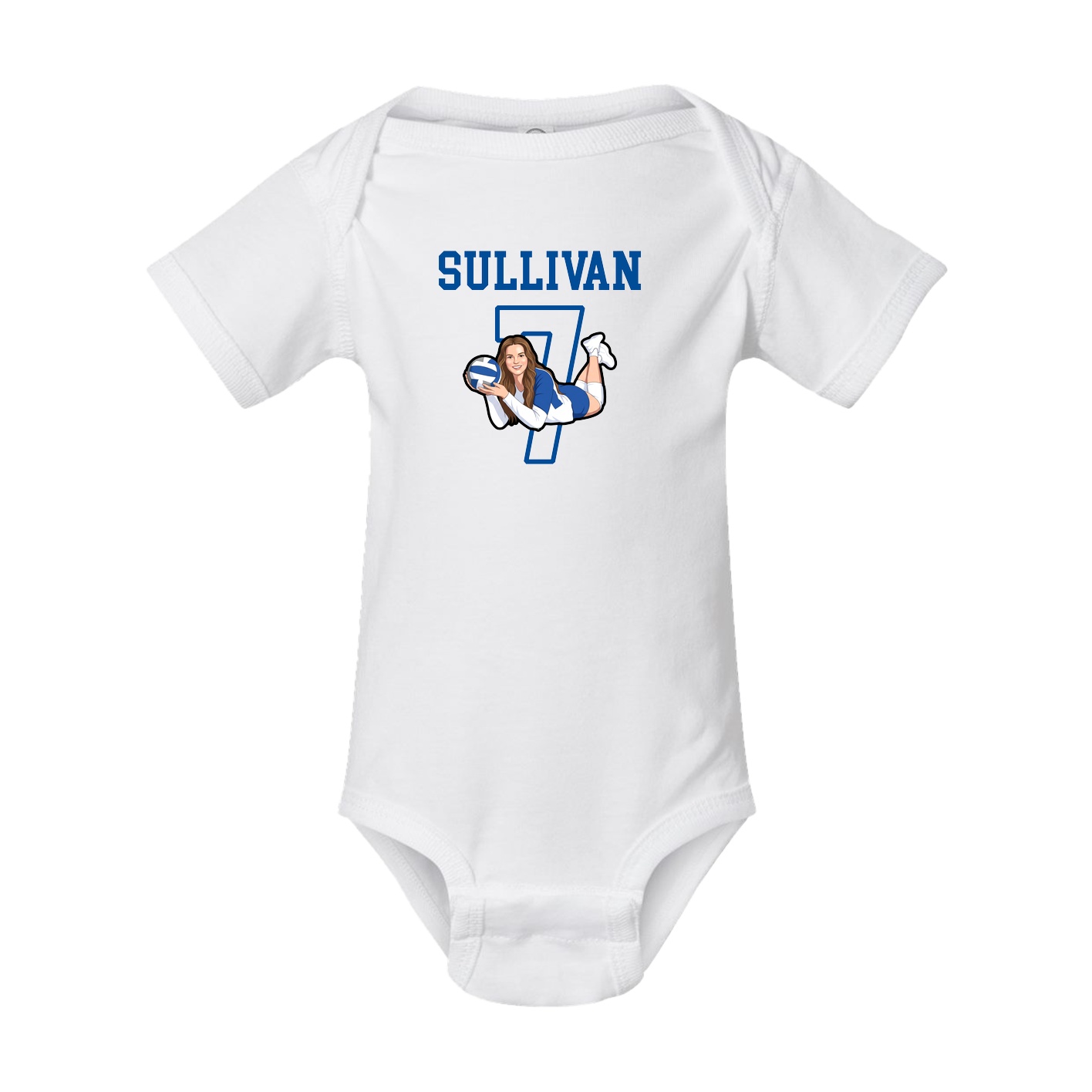 Baby Onesie — Shirsey in White