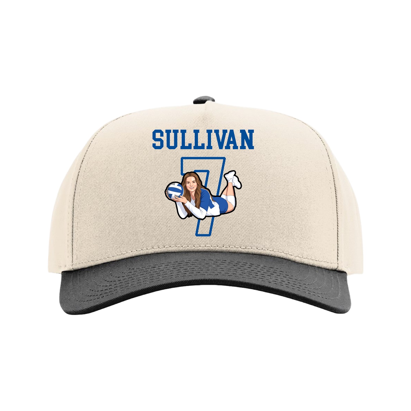 Full Fabric Five-Panel Champ Cap