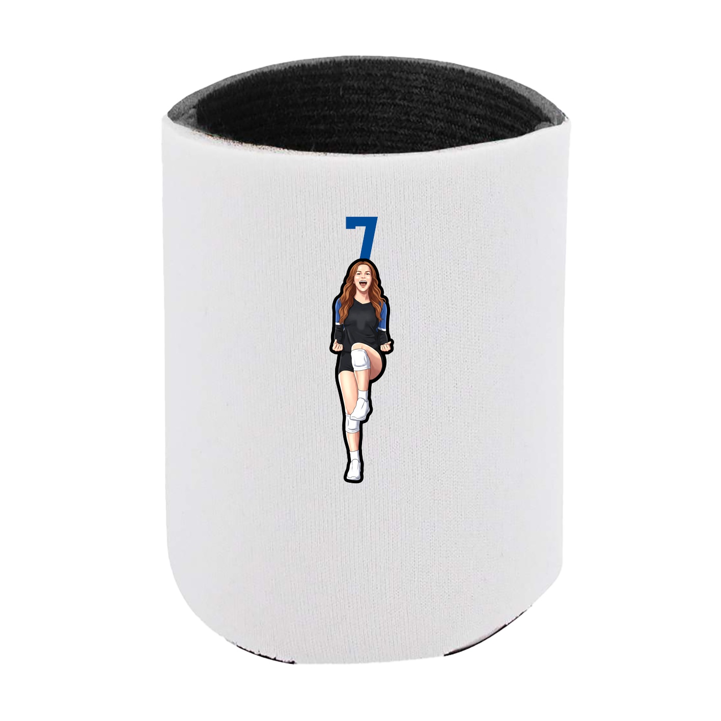 Can Holder — Number Top in White