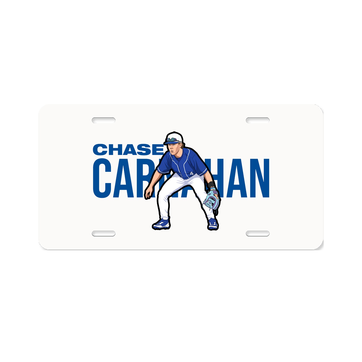 License Plate — Player Name in Classic