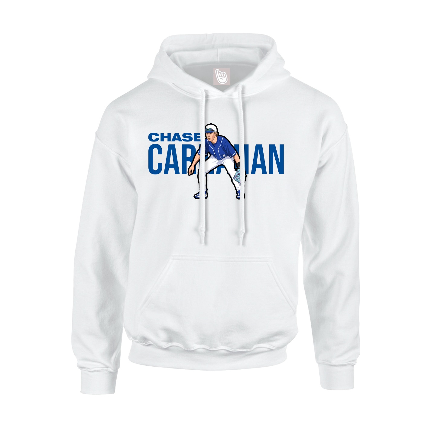 Hoodie — Player Name in White