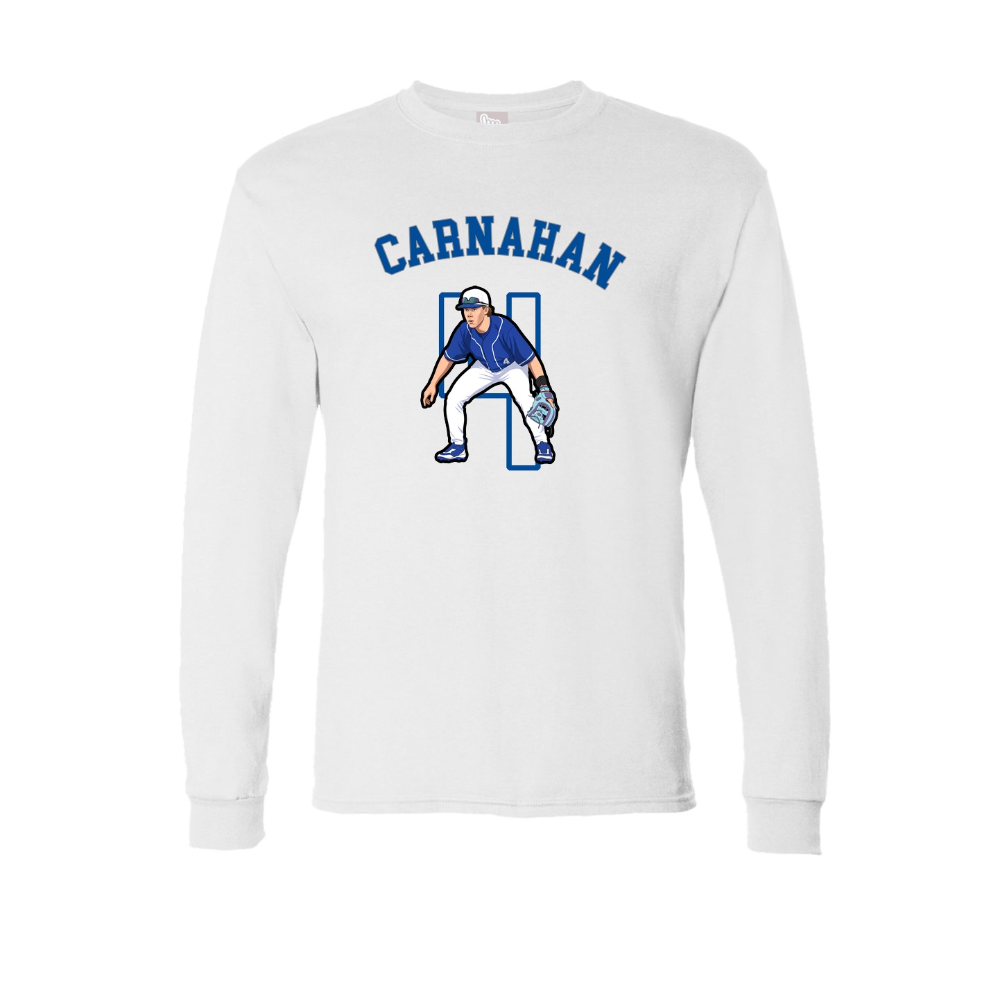 Long Sleeve Tee — Shirsey Arch in White