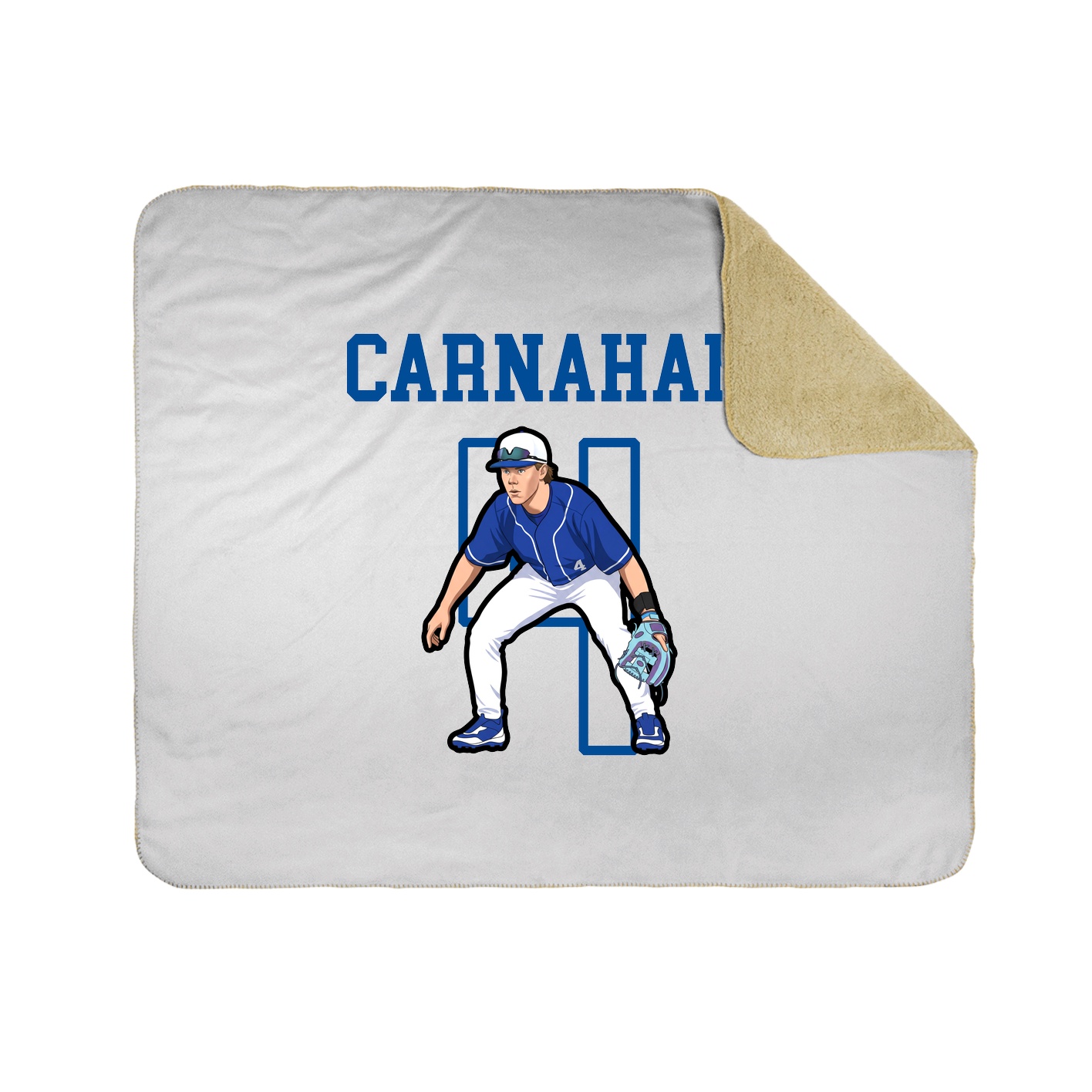 Throw Blanket — Shirsey in White