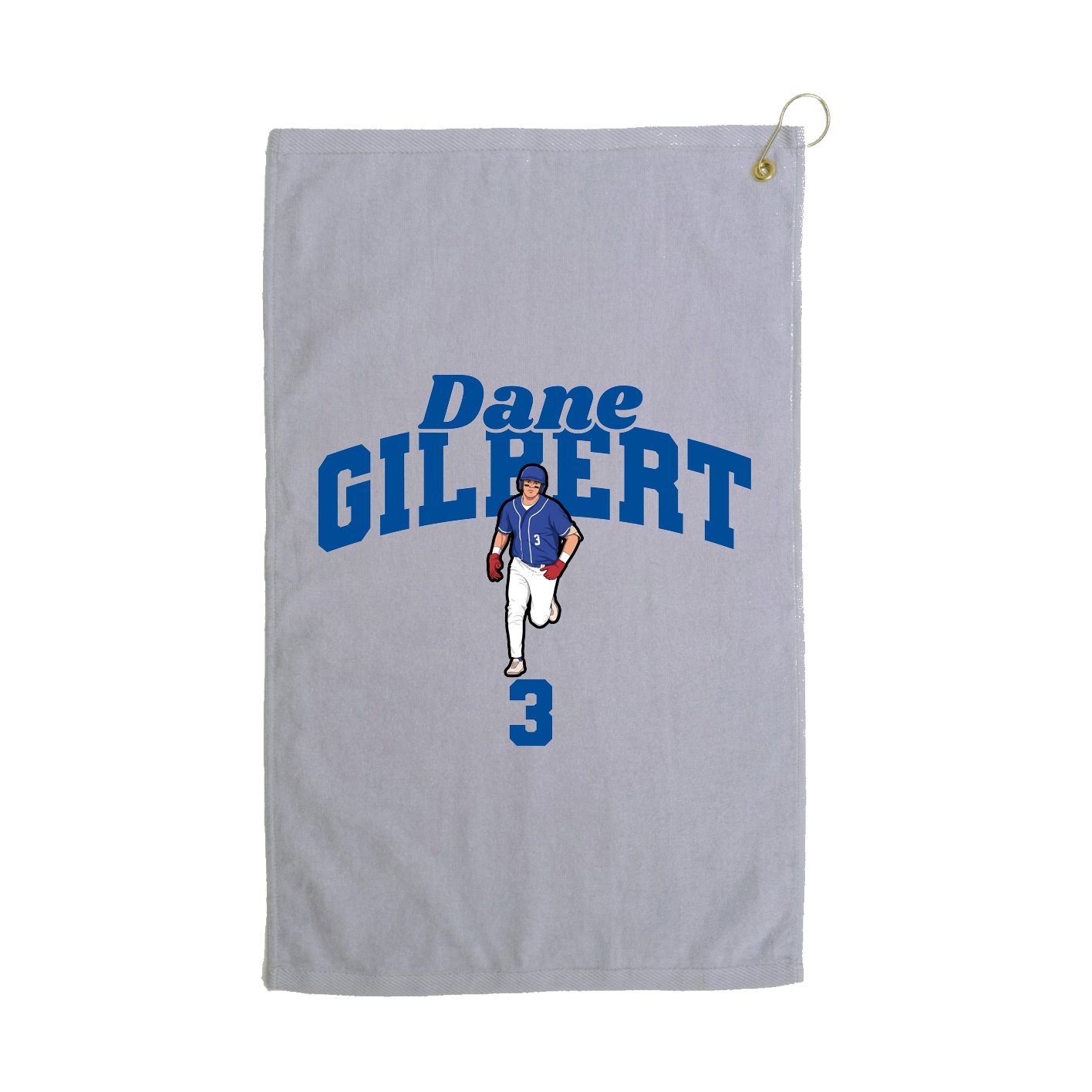 Golf Towel — Signature Arch in Grey