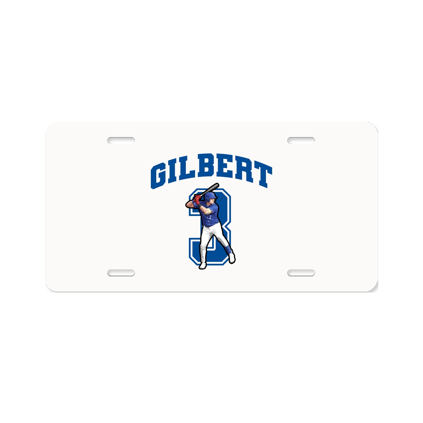 License Plate — Number in Classic