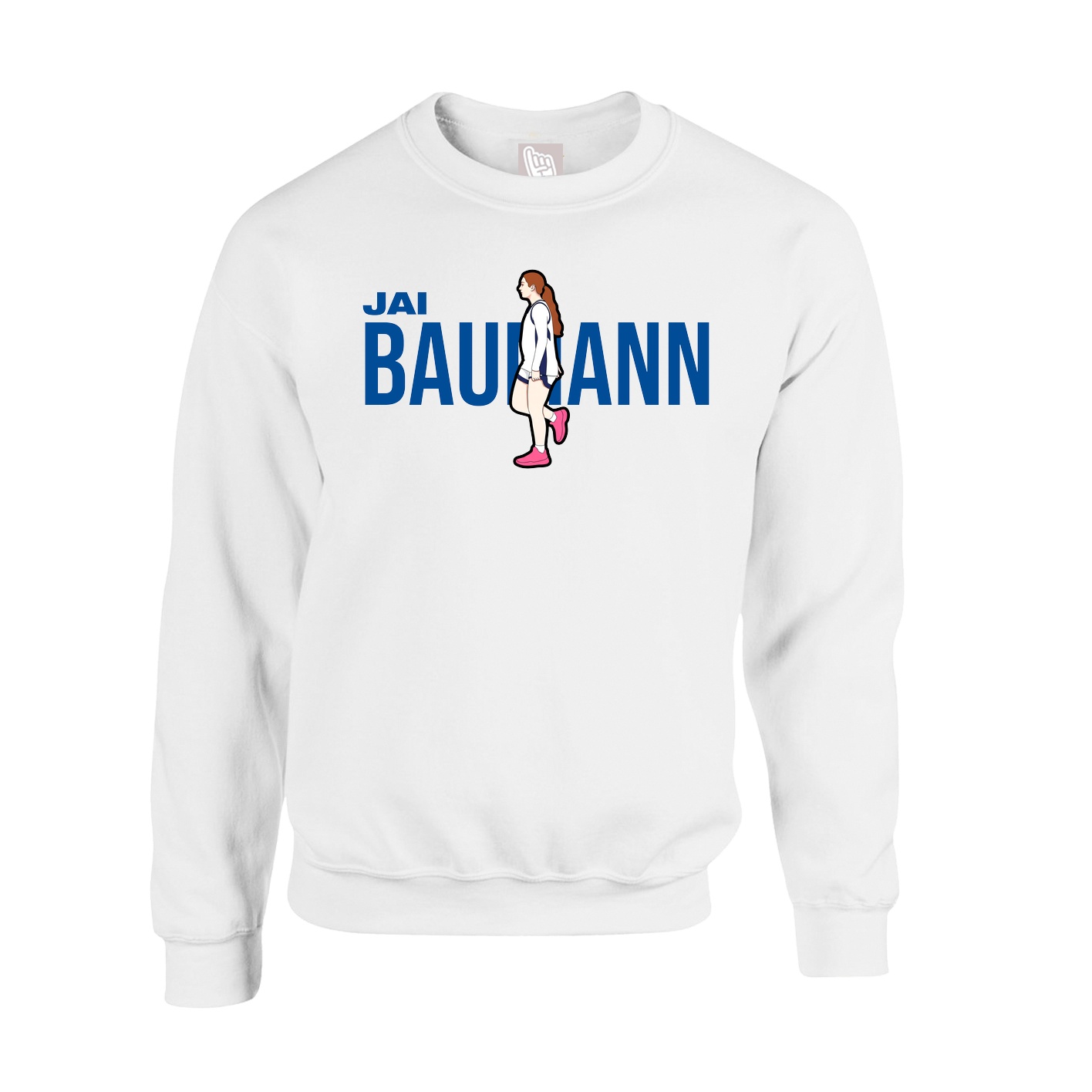 Fleece Crew — Player Name in White