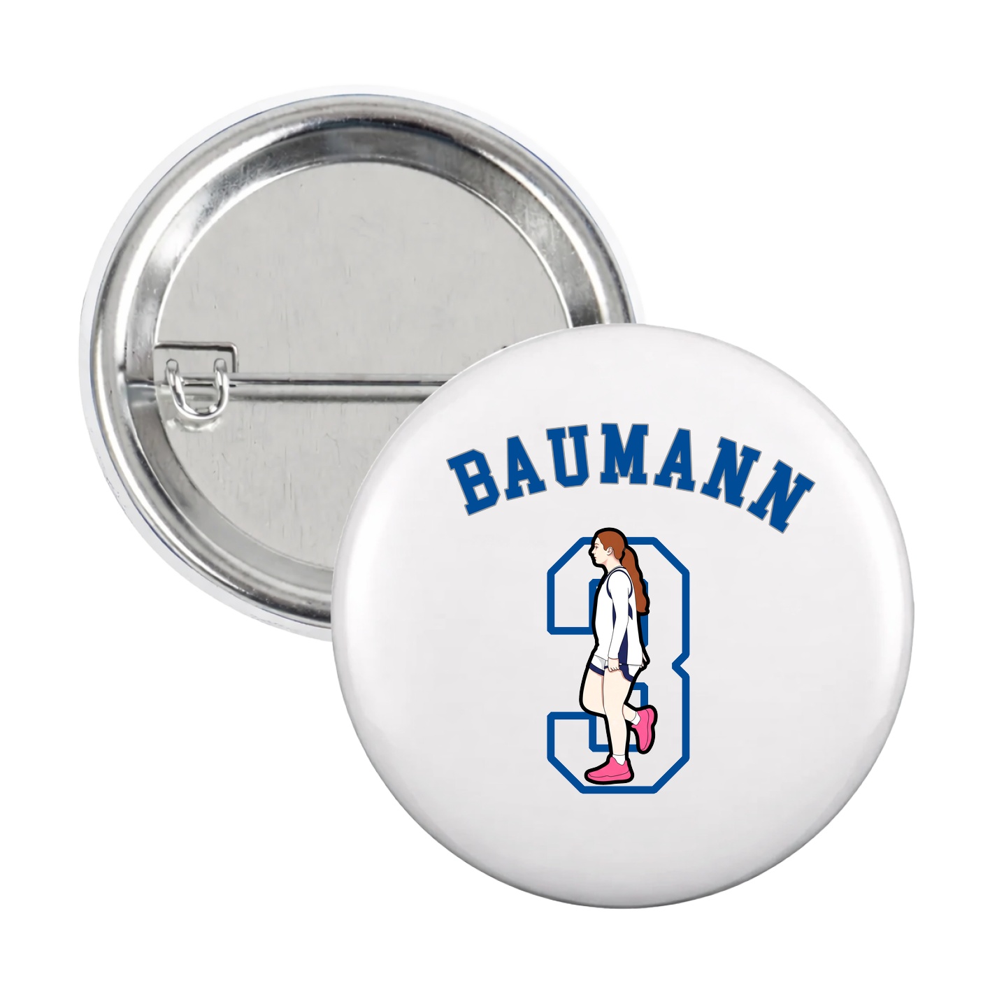 Game Day Button — Shirsey Arch in White