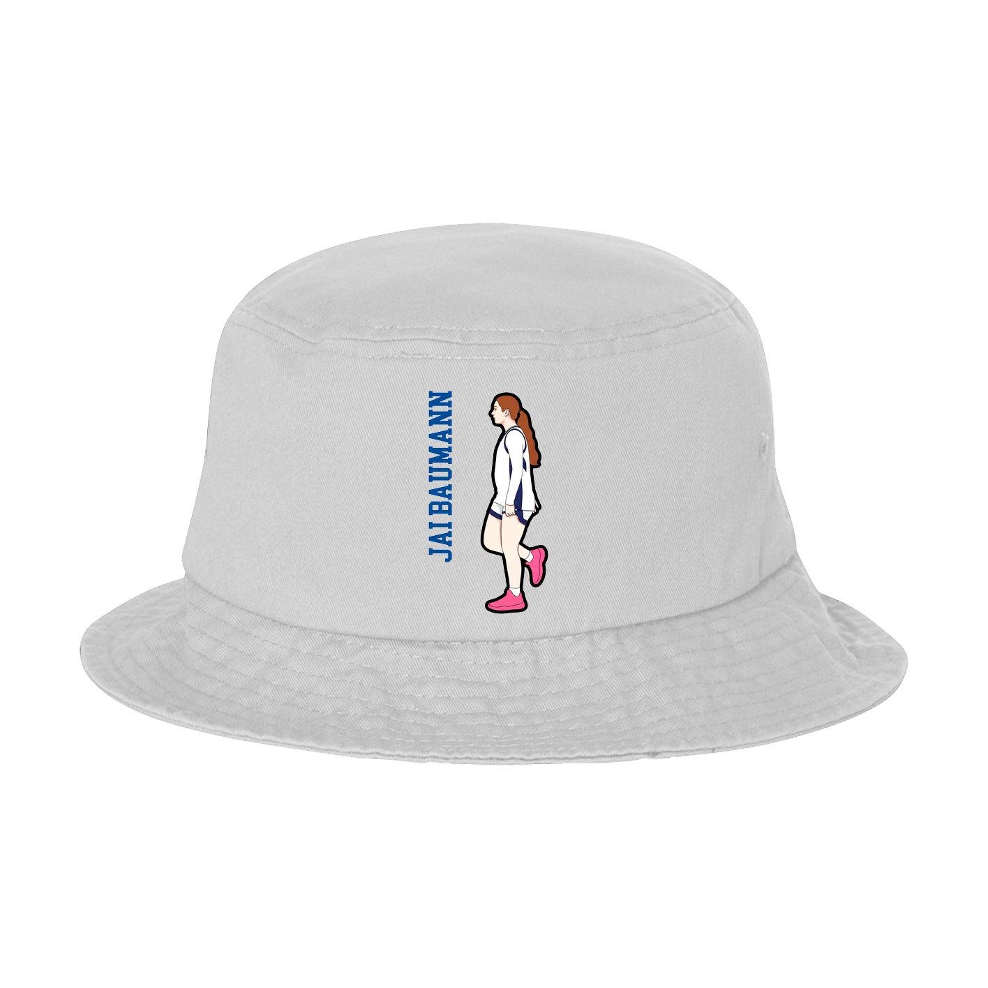 Bucket Cap — Name Vertical in White