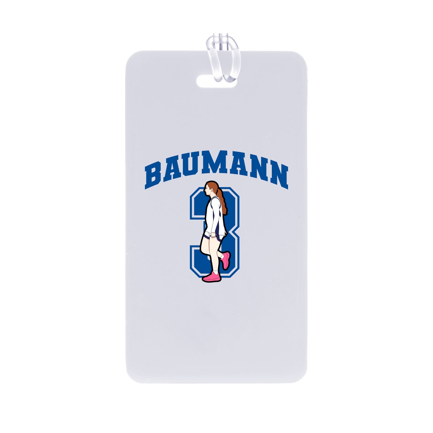 Bag Tag — Number in Classic