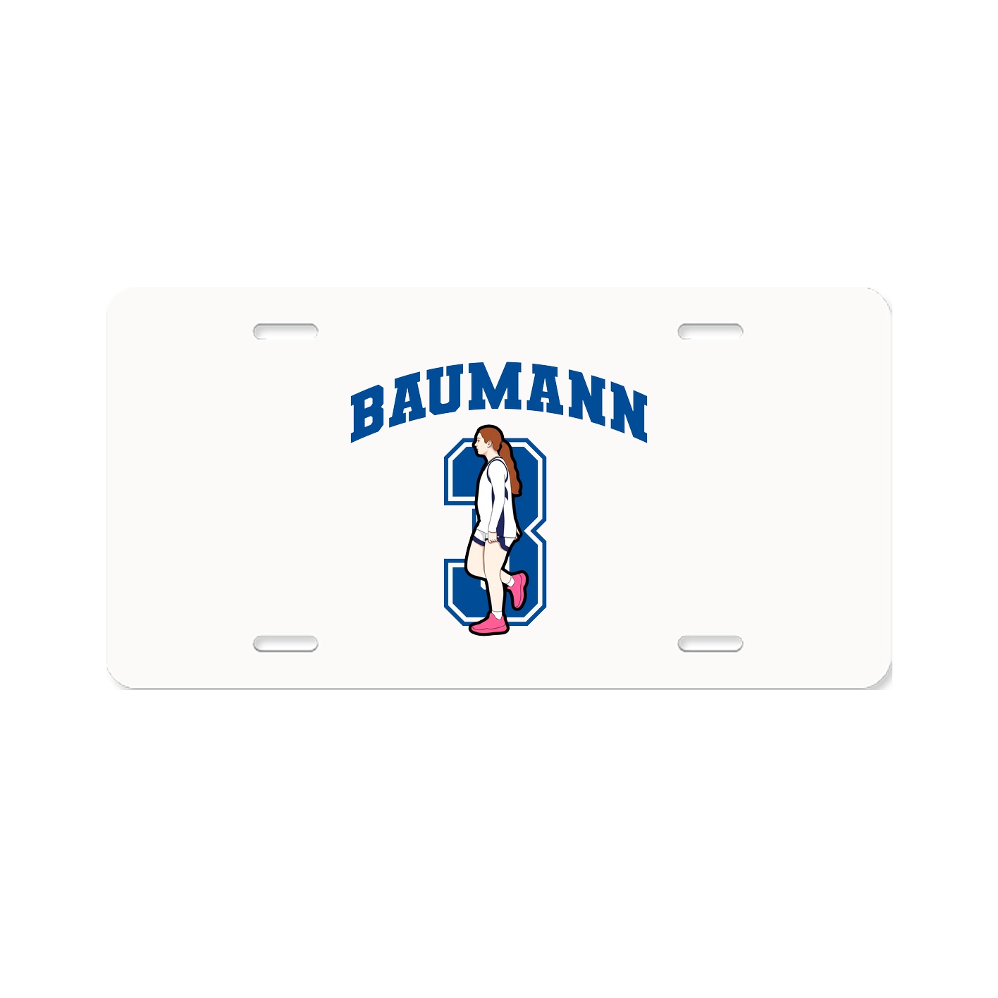 License Plate — Number in Classic