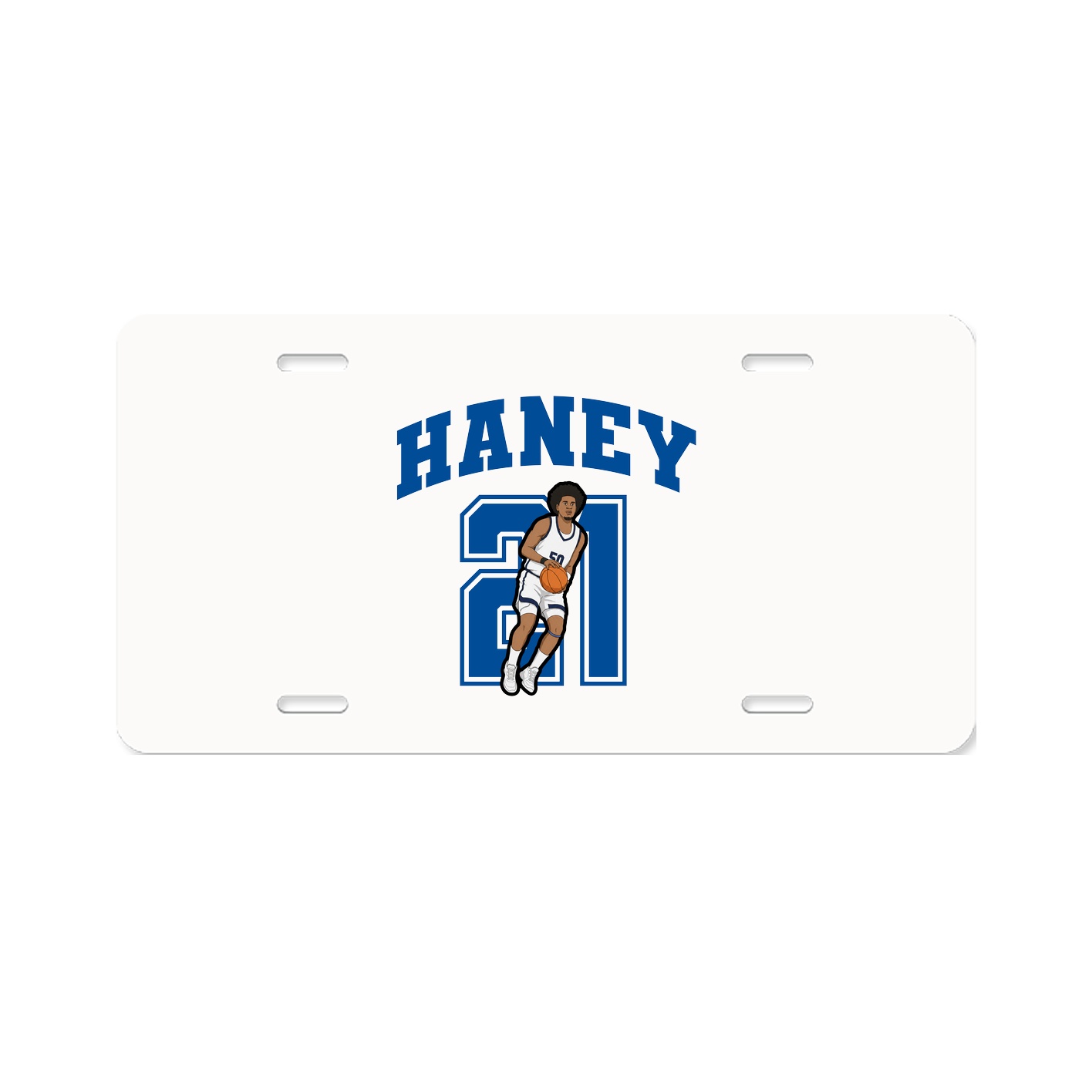 License Plate — Number in Classic