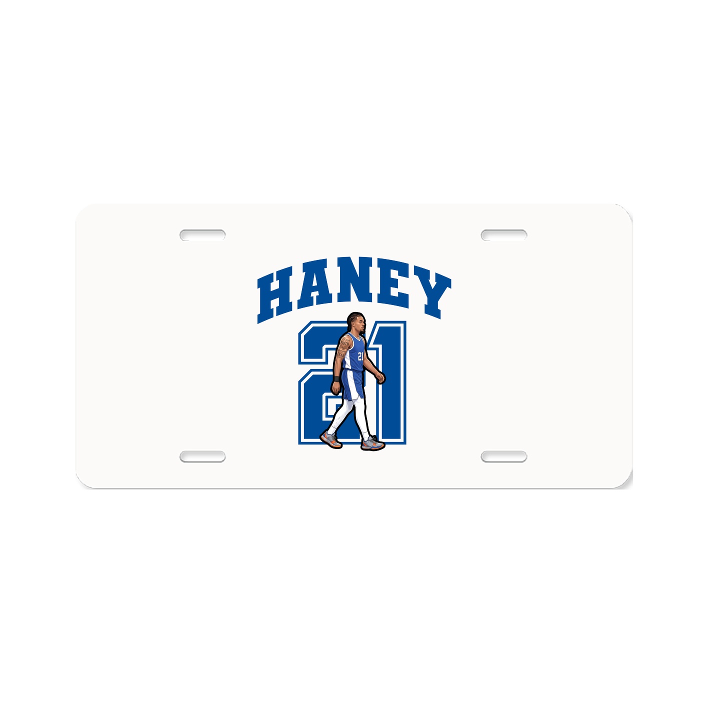 License Plate — Number in Classic