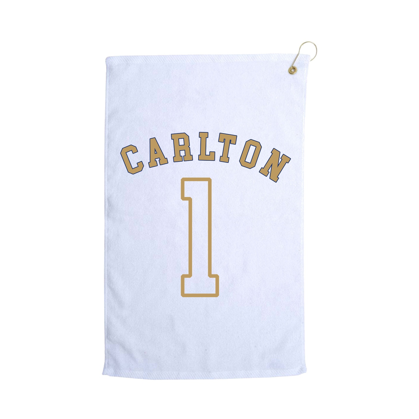 Golf Towel — Shirsey Arch in White
