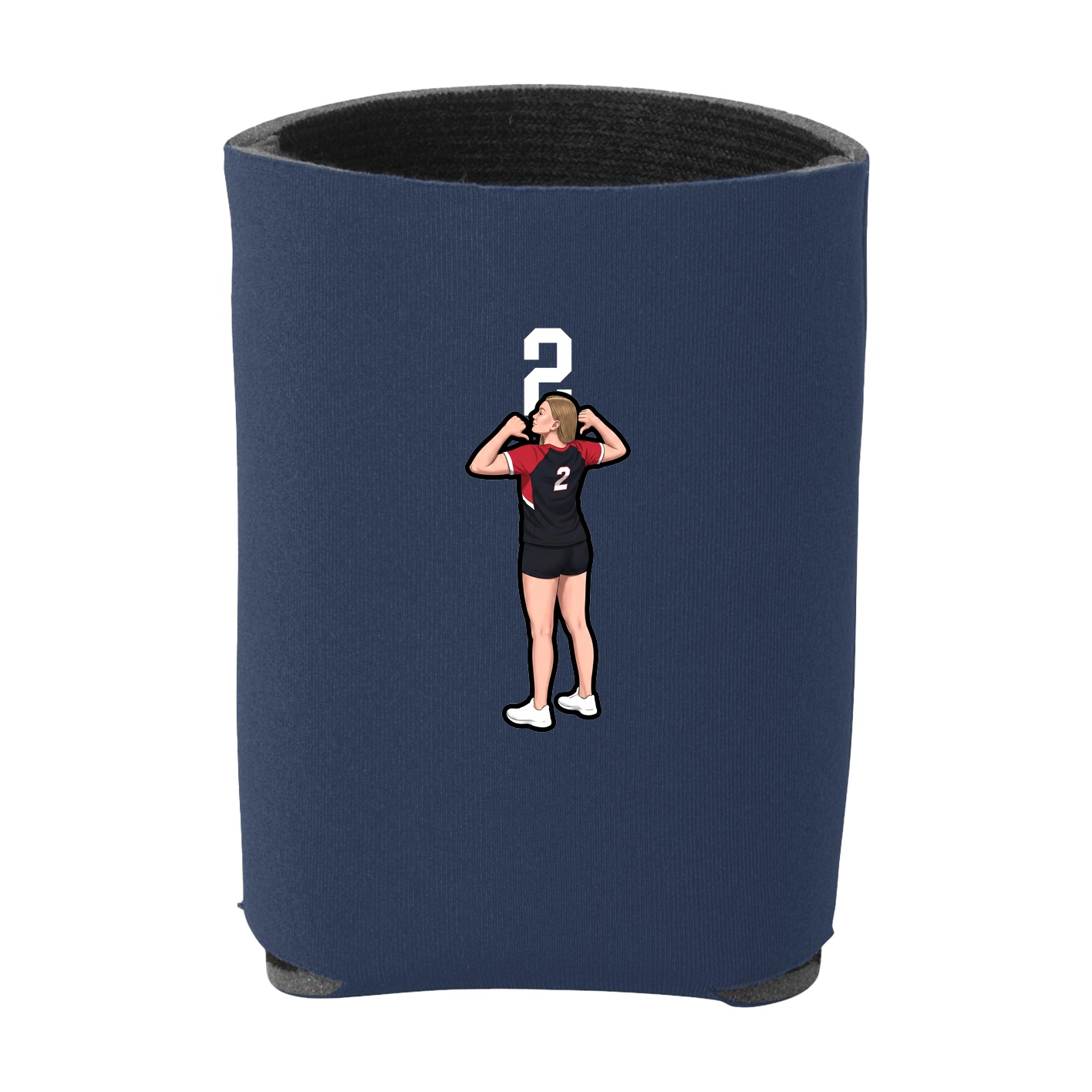 Can Holder — Number Top in Navy