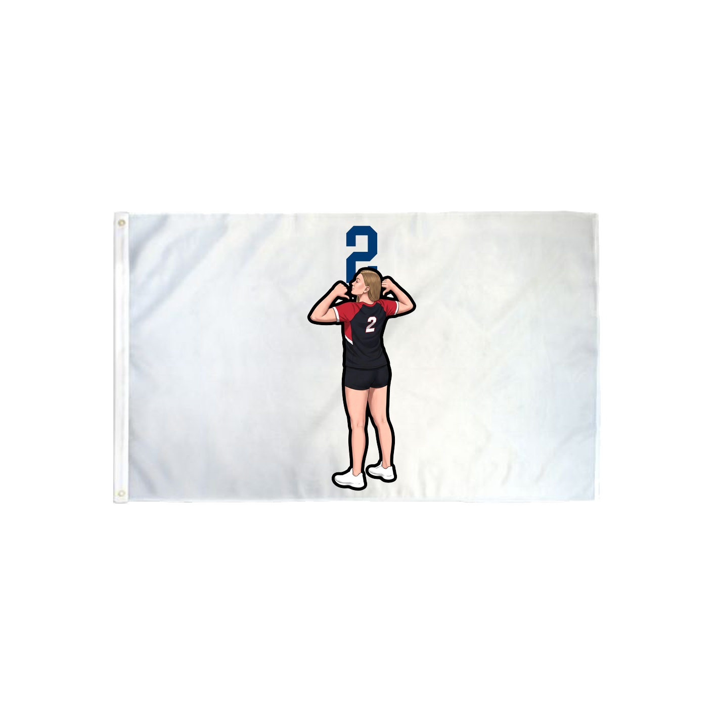 3x5 Flag — Number Top in Classic