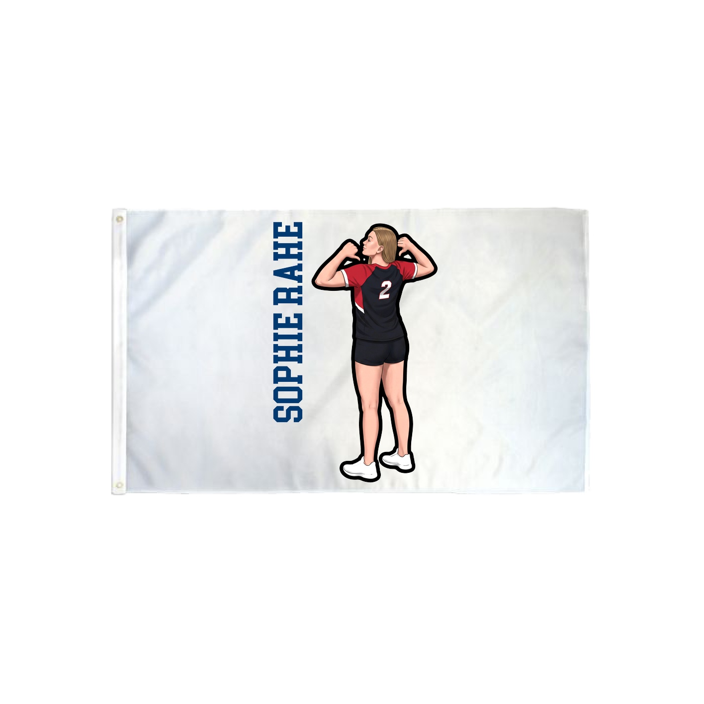 3x5 Flag — Name Vertical in Classic