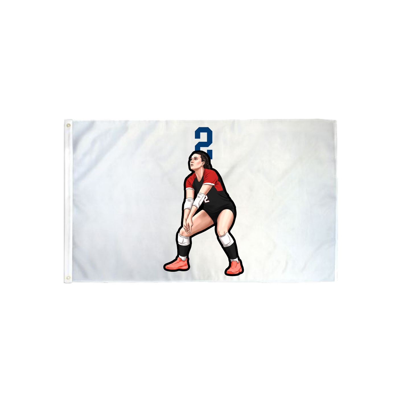 3x5 Flag — Number Top in Classic