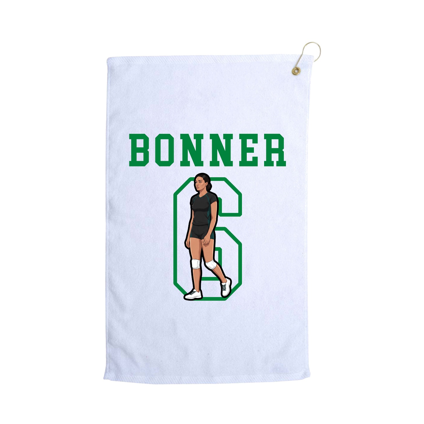 Golf Towel — Shirsey in White