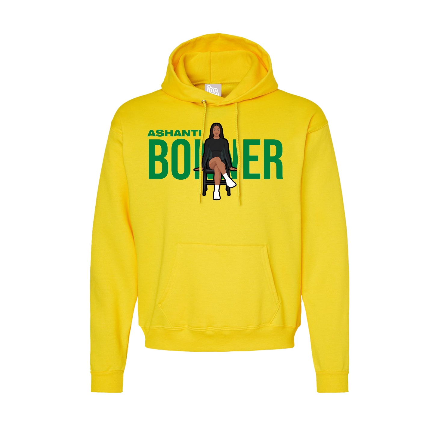 Hoodie — Player Name in Yellow