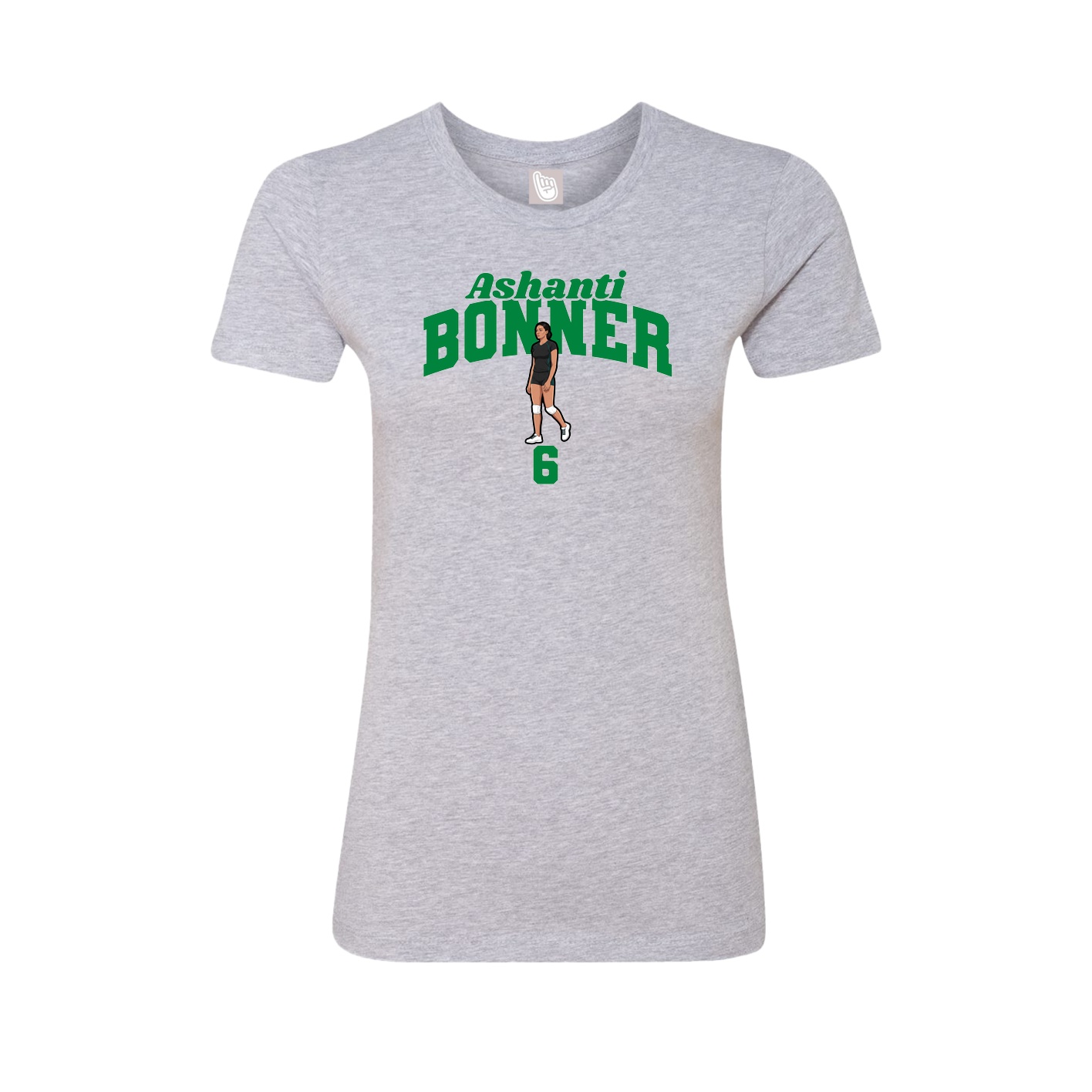 Womens Tee — Signature Arch in Grey