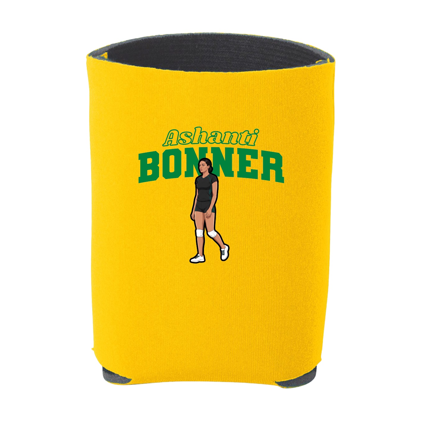 Can Holder — Name Arch in Yellow