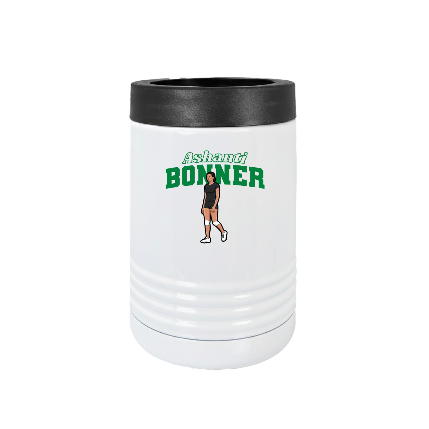 Beverage Holder — Name Arch in White