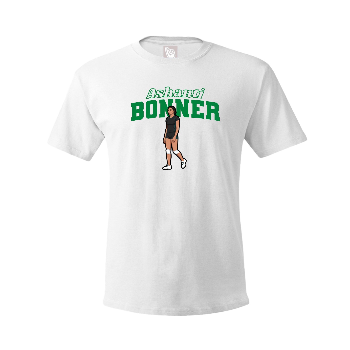 Tee — Name Arch in White