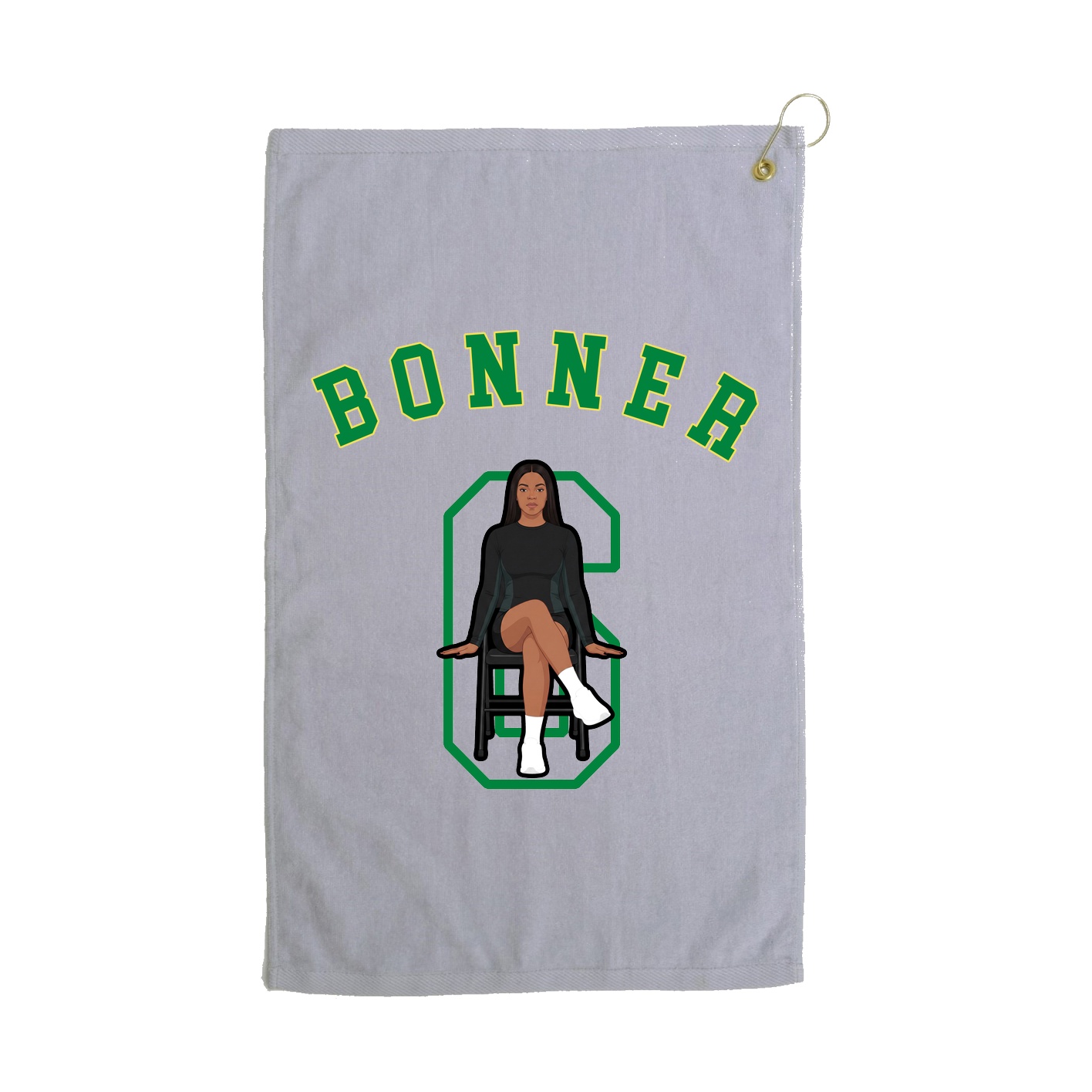 Golf Towel — Shirsey Arch in Grey