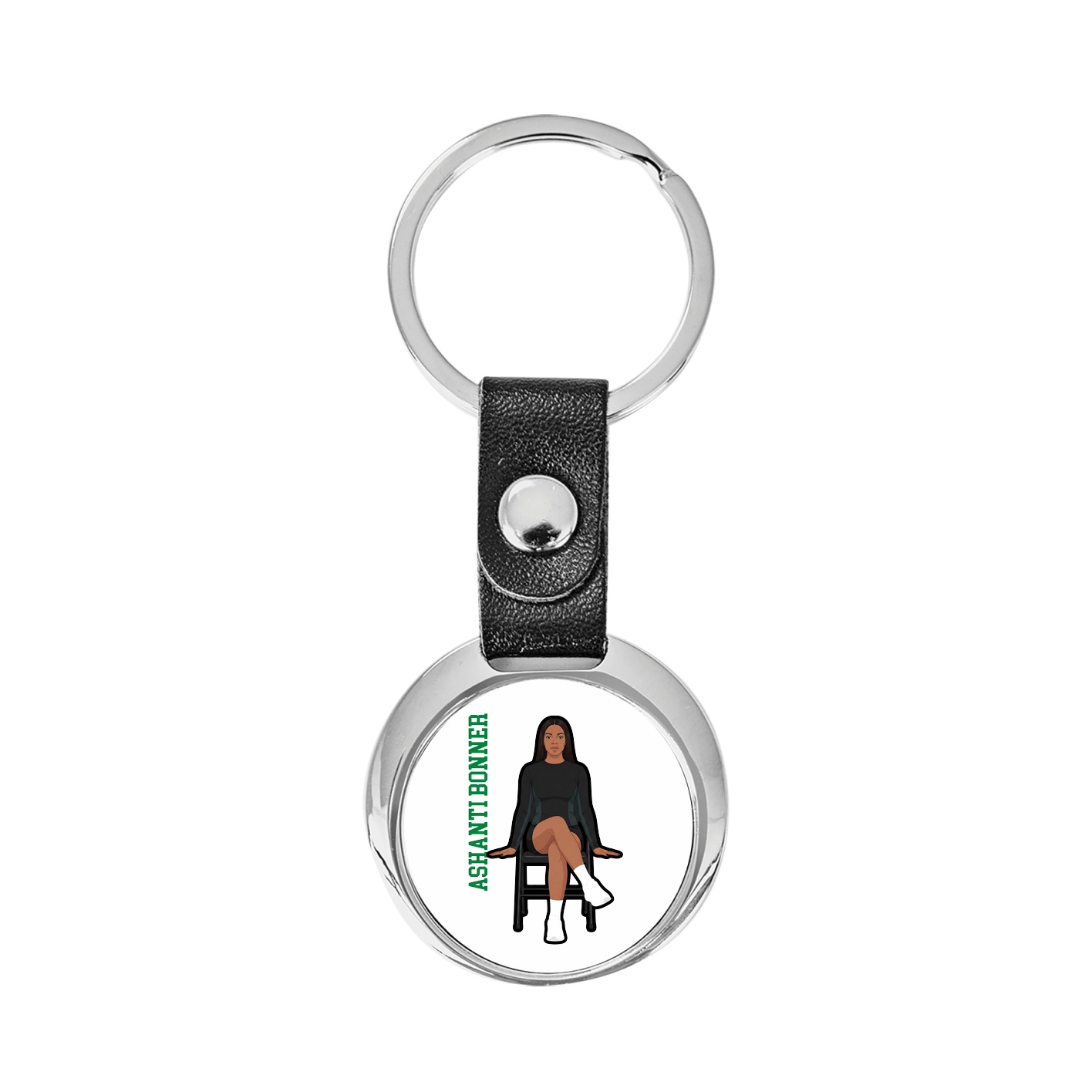 Key Chain — Name Vertical in Classic