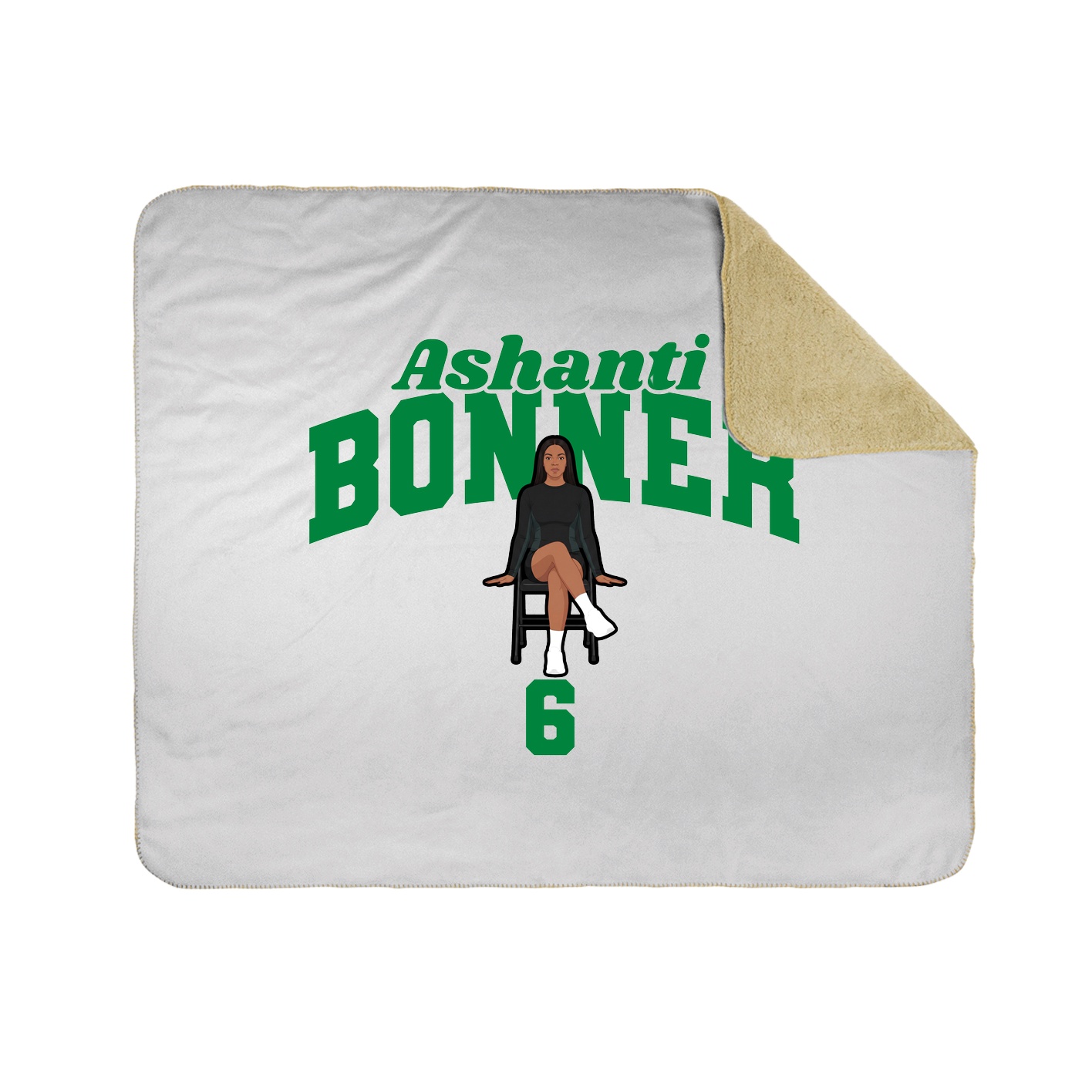 Throw Blanket — Signature Arch in White