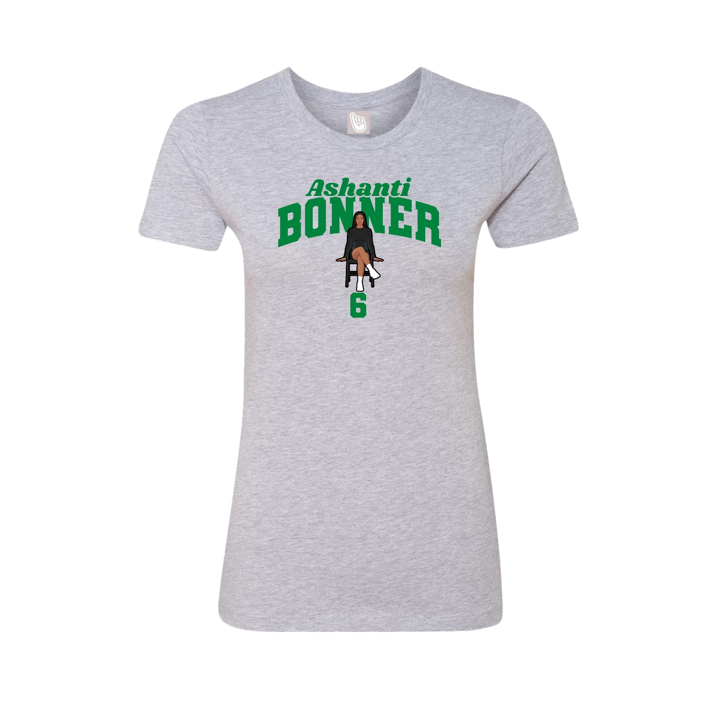 Womens Tee — Signature Arch in Grey
